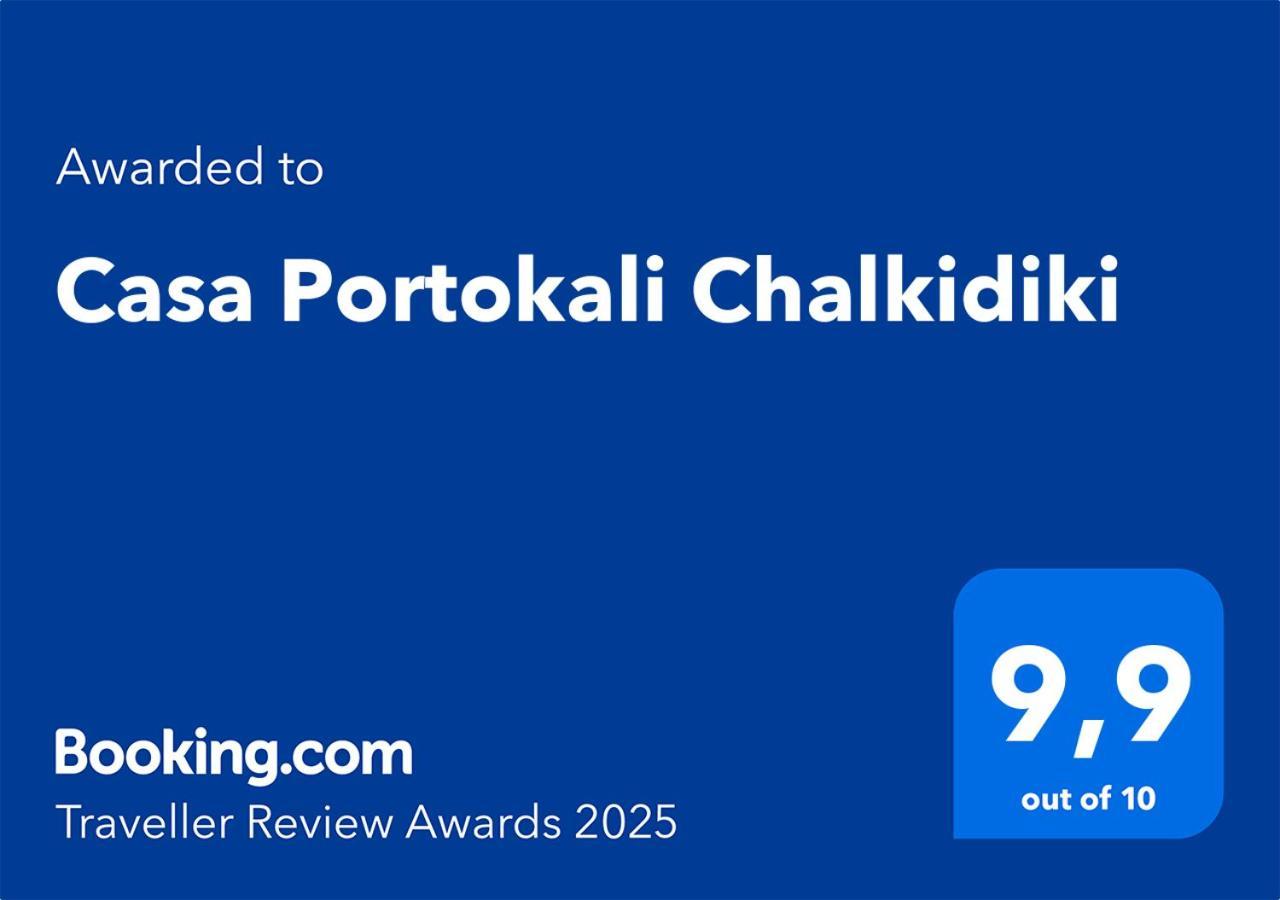 Casa Portokali Chalkidiki - Modern Comfort With Authentic Greek Charm Неа-Потидеа Экстерьер фото